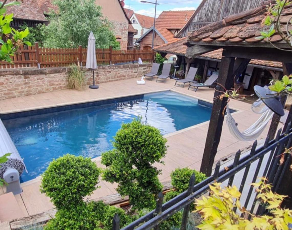 Le Clos Bleu - Gite Rural Schillersdorf Exterior photo